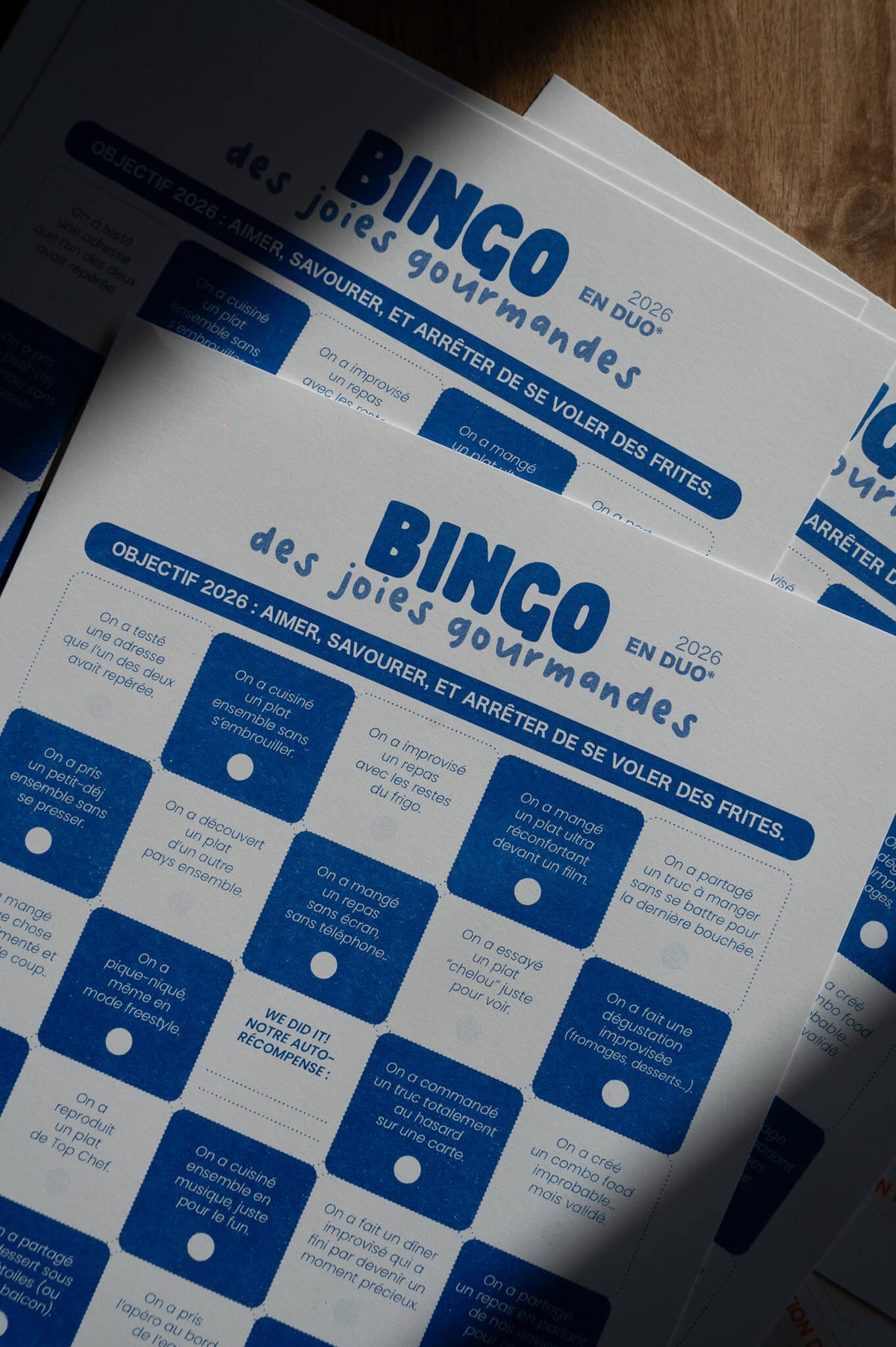 Bingo - 24 joies gourmandes à vivre en 2026