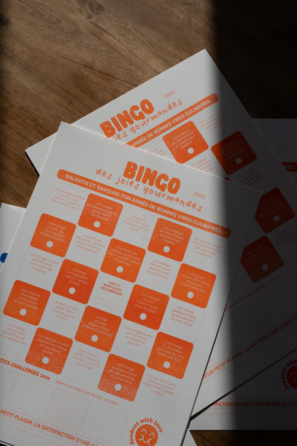 Bingo - 24 joies gourmandes à vivre en 2026